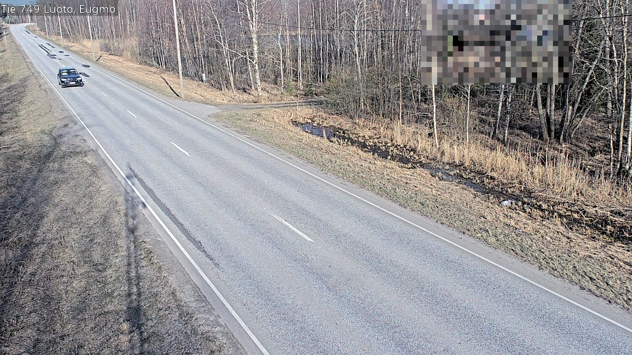 Weather Camera Image Väg 749 Larsmo, Eugmo, Luoto, Pohjanmaa