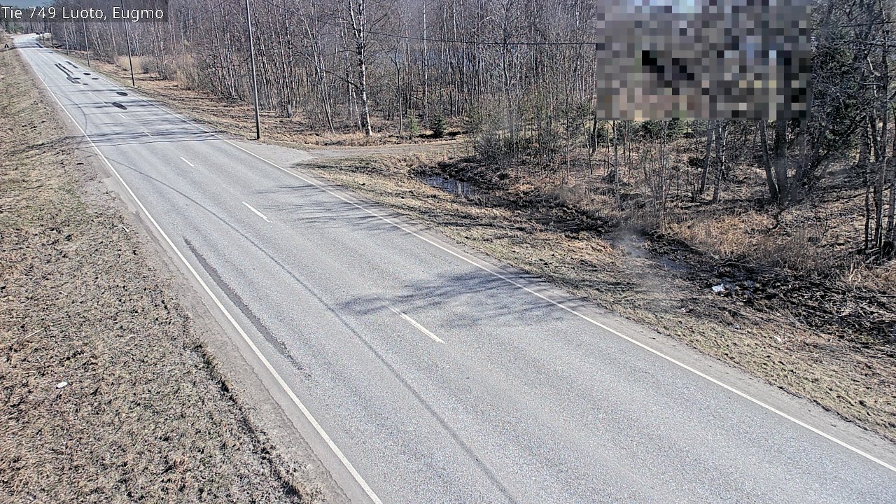Weather Camera Image Väg 749 Larsmo, Eugmo, Luoto, Pohjanmaa