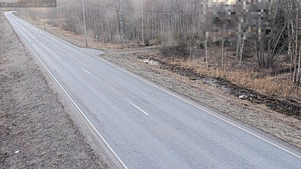 Weather Camera Image Väg 749 Larsmo, Eugmo, Luoto, Pohjanmaa