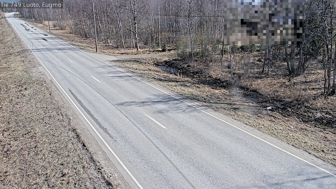 Weather Camera Image Väg 749 Larsmo, Eugmo, Luoto, Pohjanmaa