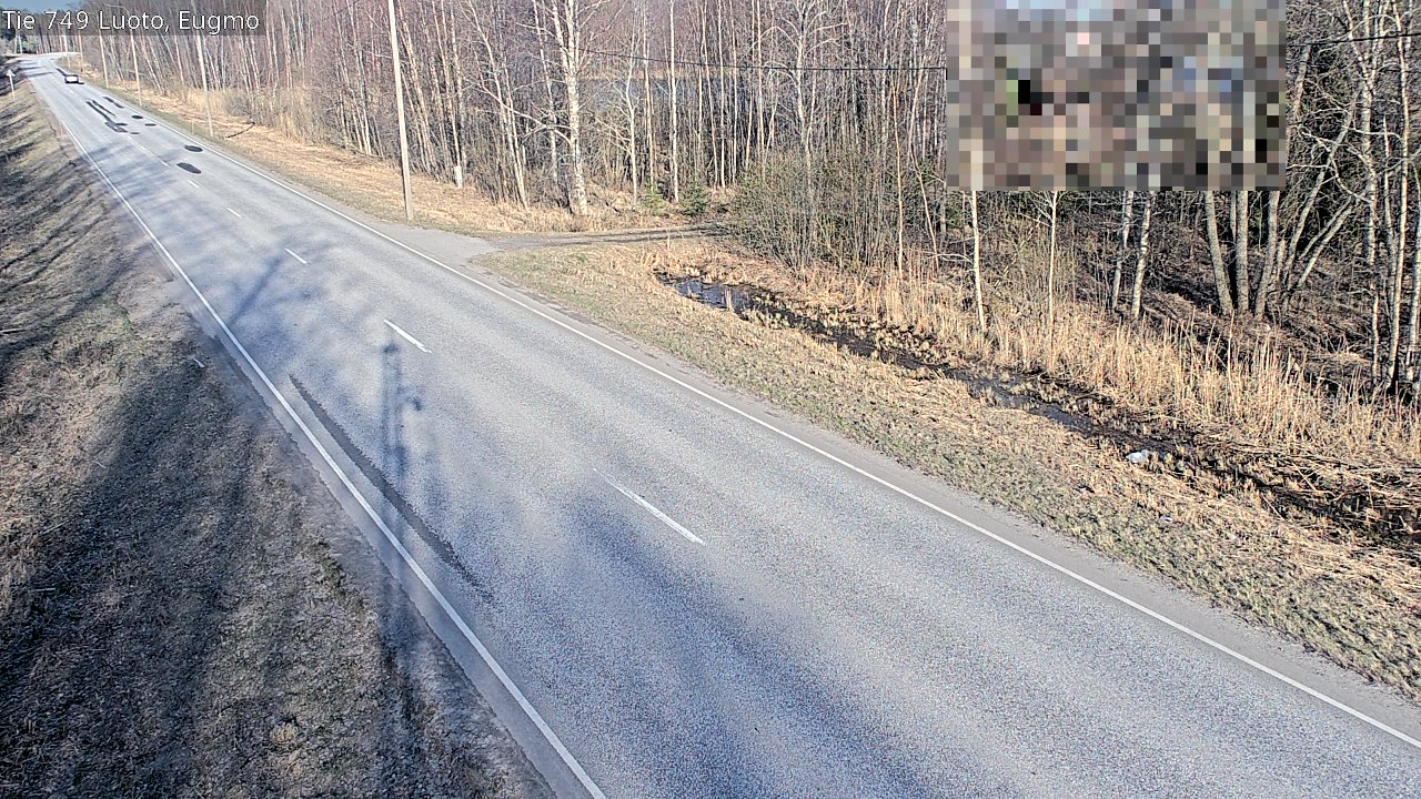 Weather Camera Image Väg 749 Larsmo, Eugmo, Luoto, Pohjanmaa