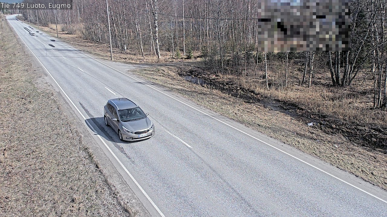 Weather Camera Image Väg 749 Larsmo, Eugmo, Luoto, Pohjanmaa
