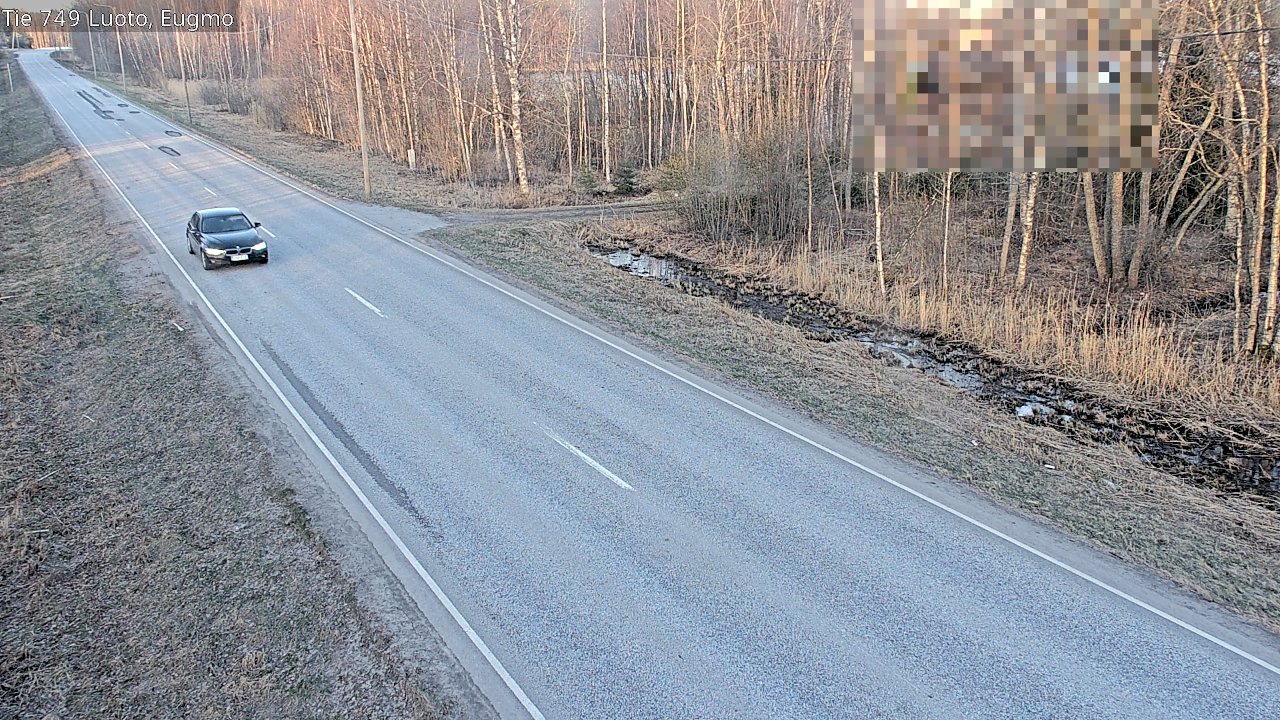 Weather Camera Image Väg 749 Larsmo, Eugmo, Luoto, Pohjanmaa