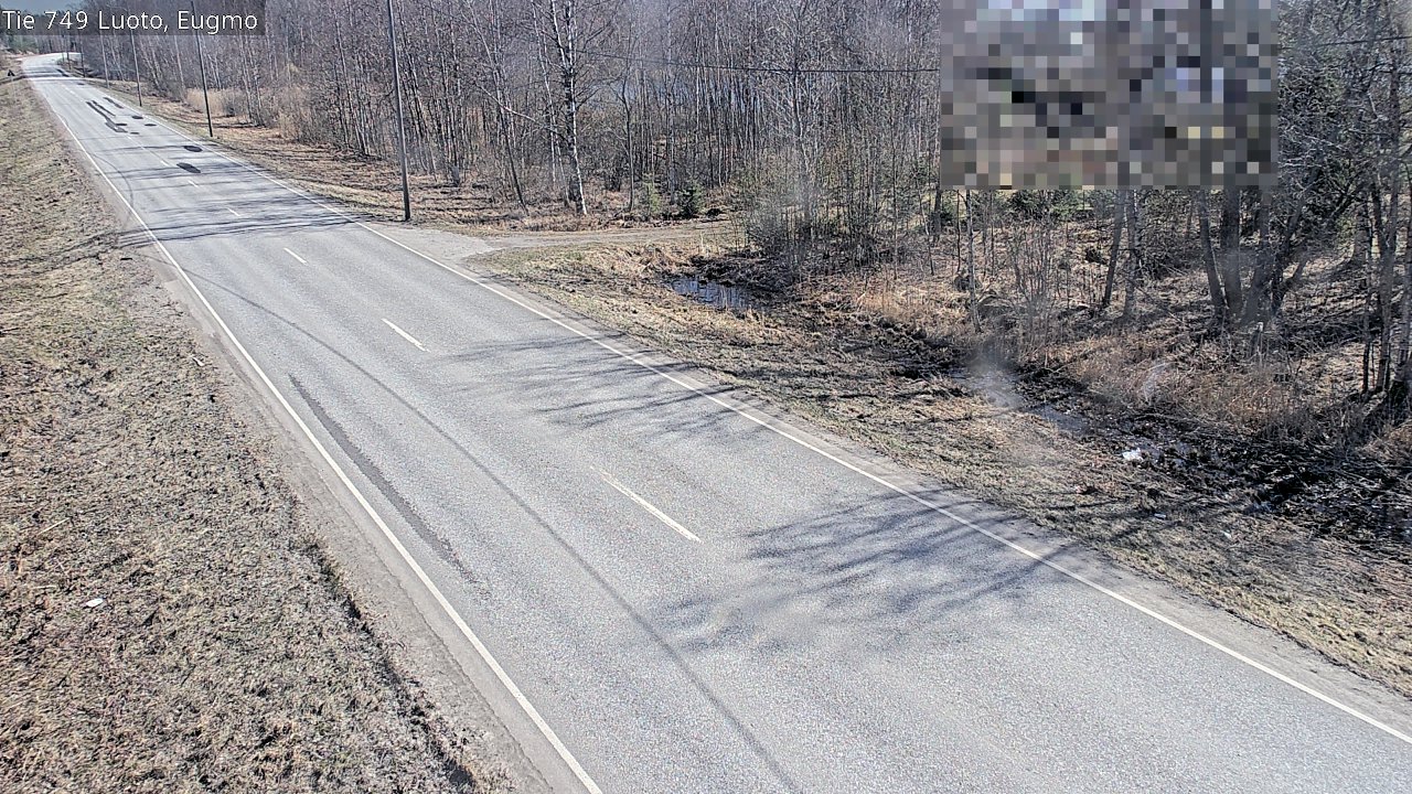 Weather Camera Image Väg 749 Larsmo, Eugmo, Luoto, Pohjanmaa