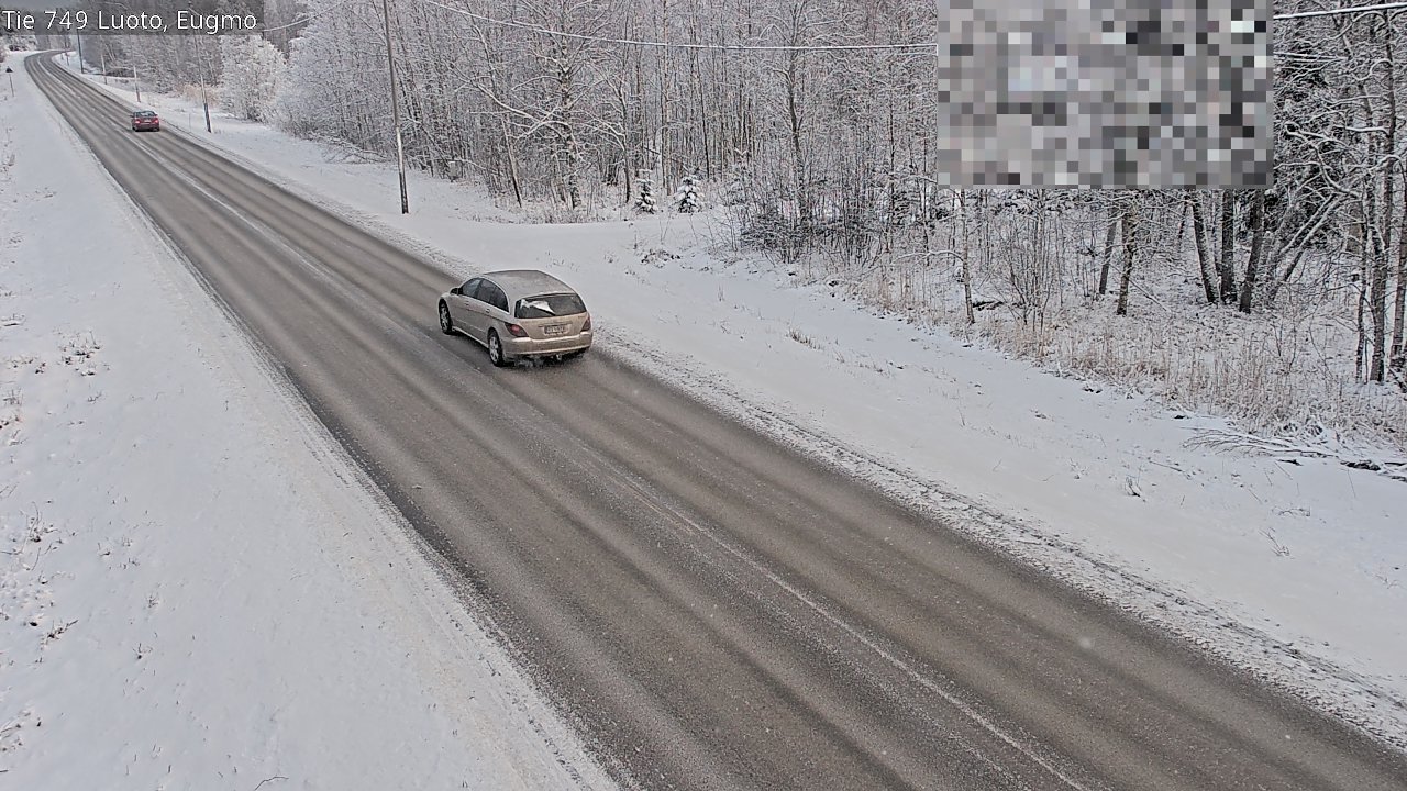 Weather Camera Image Väg 749 Larsmo, Eugmo, Luoto, Pohjanmaa
