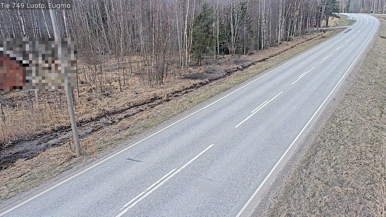 Weather Camera Image Väg 749 Larsmo, Eugmo, Luoto, Pohjanmaa