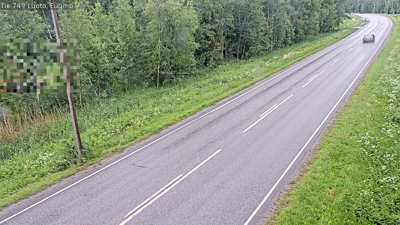 Weather Camera Image Road 749 Luoto, Eugmo, Luoto, Pohjanmaa