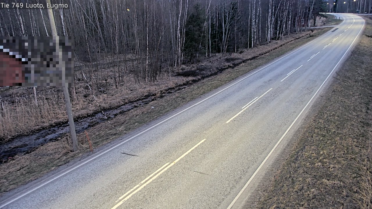 Weather Camera Image Väg 749 Larsmo, Eugmo, Luoto, Pohjanmaa