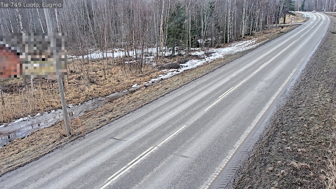 Weather Camera Image Road 749 Luoto, Eugmo, Luoto, Pohjanmaa