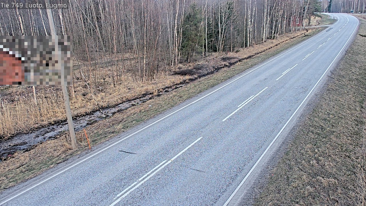 Weather Camera Image Väg 749 Larsmo, Eugmo, Luoto, Pohjanmaa
