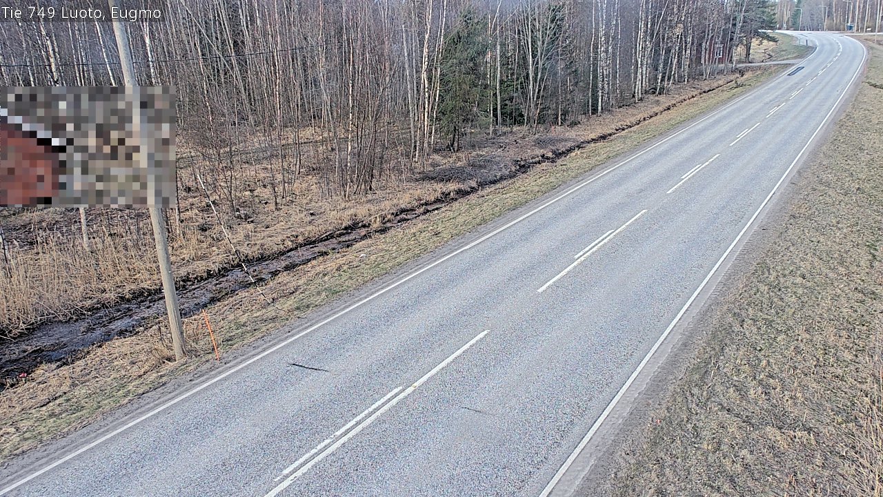 Weather Camera Image Väg 749 Larsmo, Eugmo, Luoto, Pohjanmaa
