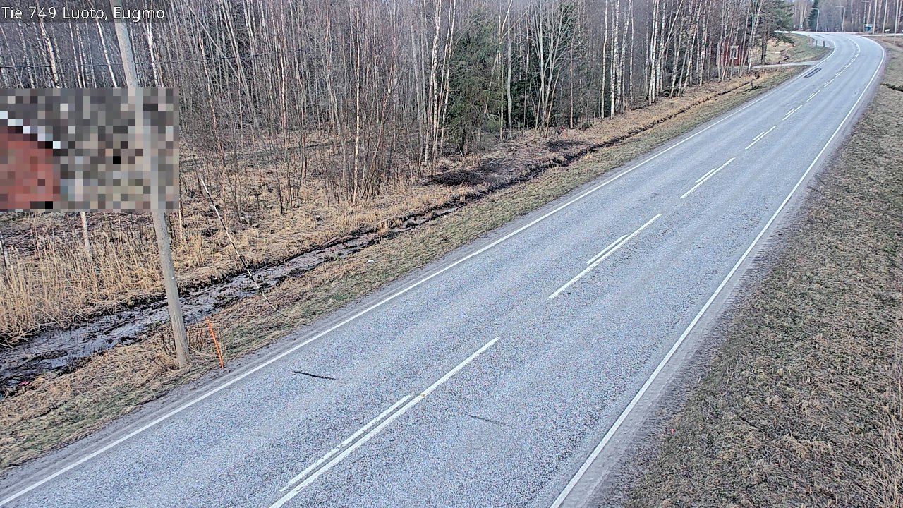 Weather Camera Image Väg 749 Larsmo, Eugmo, Luoto, Pohjanmaa
