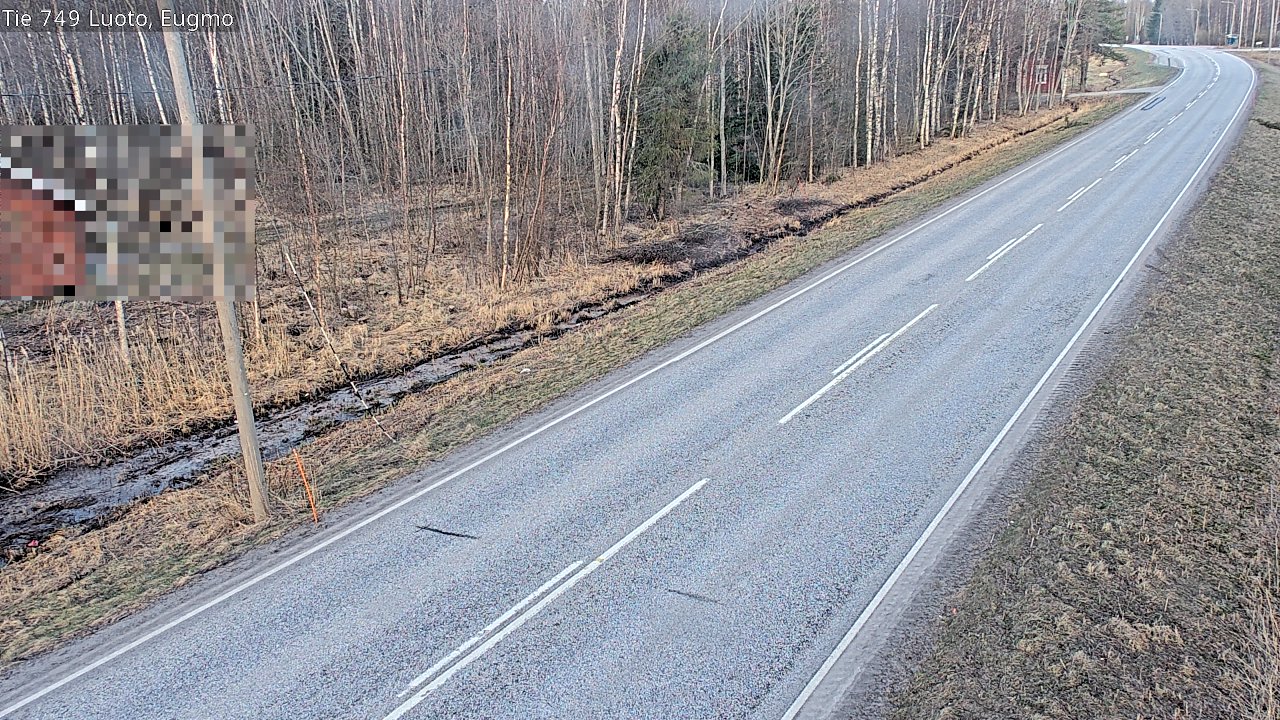 Weather Camera Image Väg 749 Larsmo, Eugmo, Luoto, Pohjanmaa