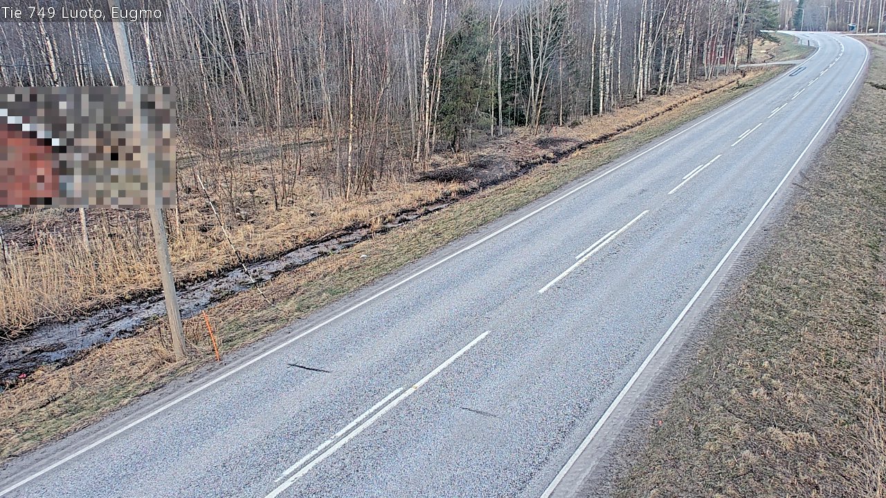 Weather Camera Image Väg 749 Larsmo, Eugmo, Luoto, Pohjanmaa