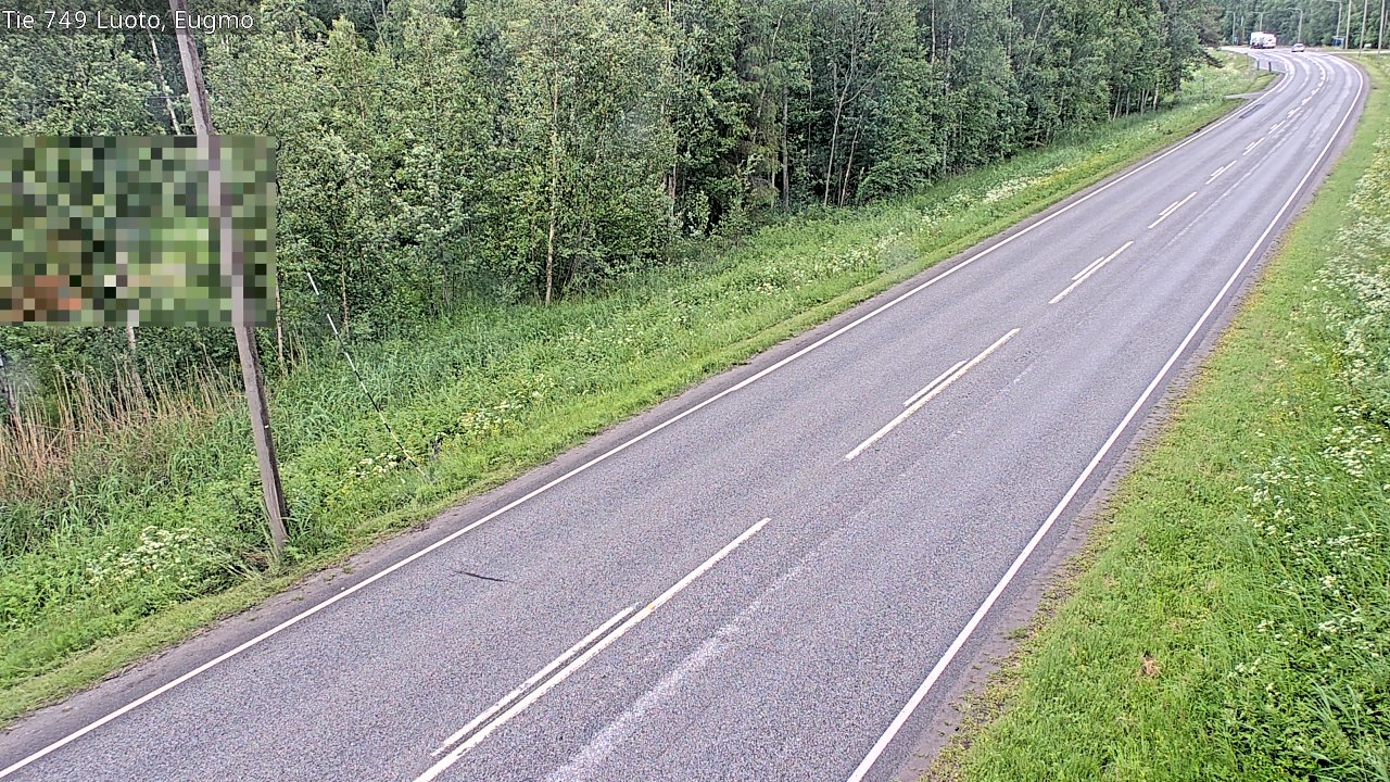Weather Camera Image Väg 749 Larsmo, Eugmo, Luoto, Pohjanmaa
