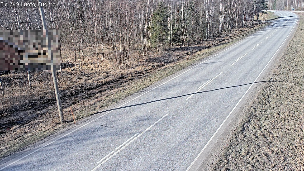 Weather Camera Image Väg 749 Larsmo, Eugmo, Luoto, Pohjanmaa