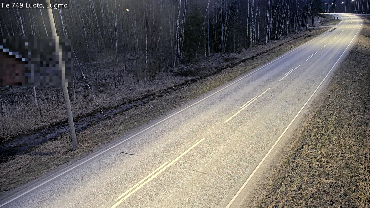 Weather Camera Image Väg 749 Larsmo, Eugmo, Luoto, Pohjanmaa