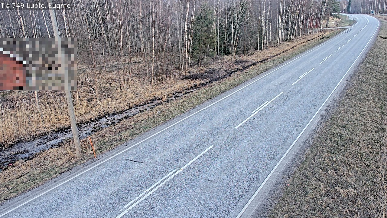 Weather Camera Image Väg 749 Larsmo, Eugmo, Luoto, Pohjanmaa