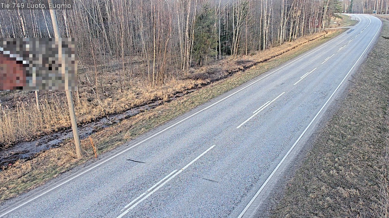 Weather Camera Image Väg 749 Larsmo, Eugmo, Luoto, Pohjanmaa