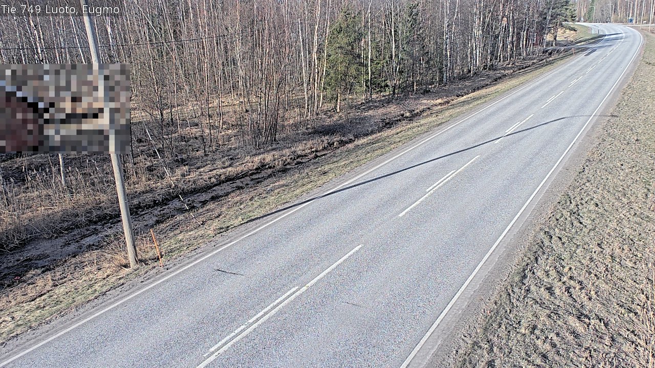 Weather Camera Image Väg 749 Larsmo, Eugmo, Luoto, Pohjanmaa