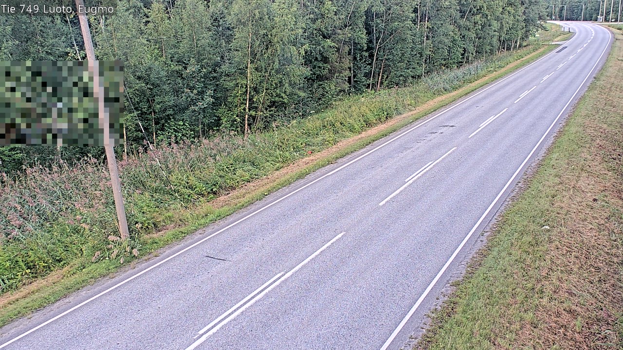Weather Camera Image Väg 749 Larsmo, Eugmo, Luoto, Pohjanmaa