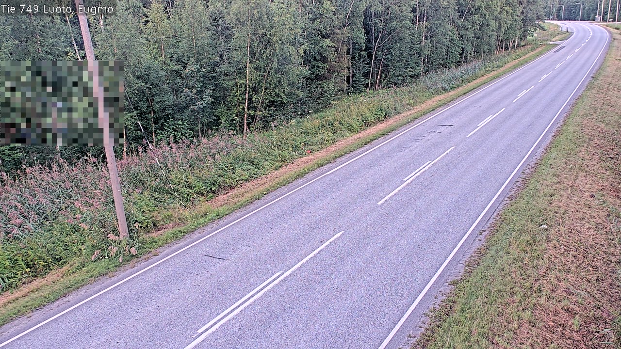 Weather Camera Image Väg 749 Larsmo, Eugmo, Luoto, Pohjanmaa
