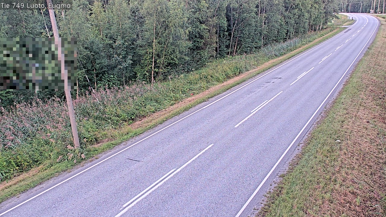 Weather Camera Image Väg 749 Larsmo, Eugmo, Luoto, Pohjanmaa