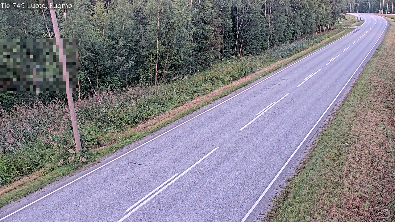 Weather Camera Image Väg 749 Larsmo, Eugmo, Luoto, Pohjanmaa