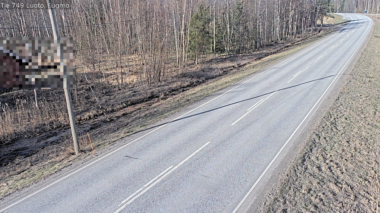 Weather Camera Image Väg 749 Larsmo, Eugmo, Luoto, Pohjanmaa