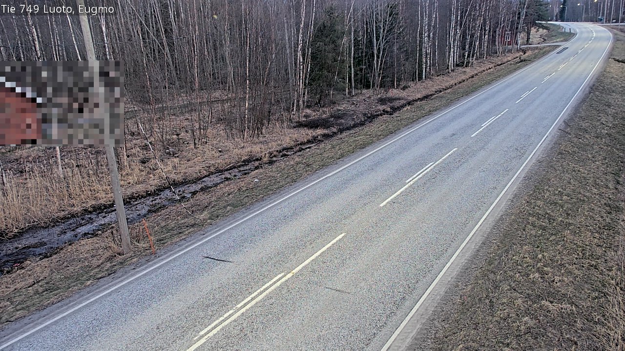 Weather Camera Image Väg 749 Larsmo, Eugmo, Luoto, Pohjanmaa