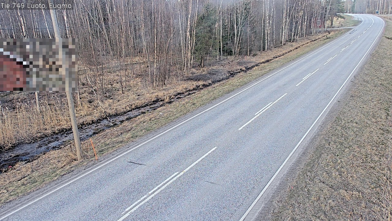 Weather Camera Image Väg 749 Larsmo, Eugmo, Luoto, Pohjanmaa