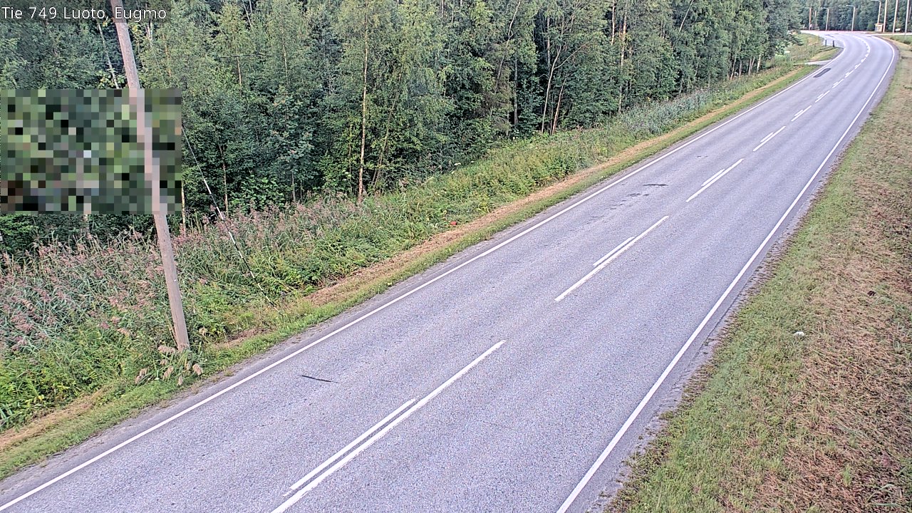Weather Camera Image Väg 749 Larsmo, Eugmo, Luoto, Pohjanmaa