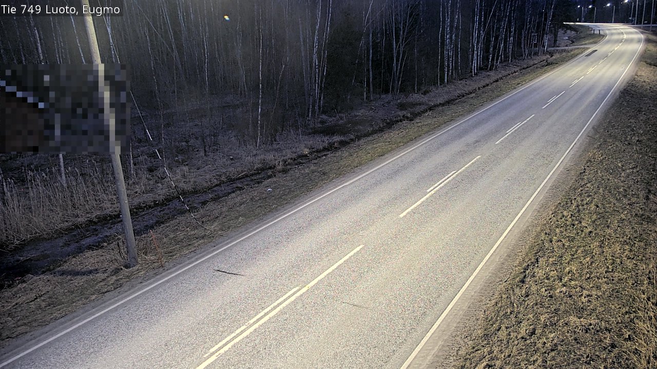 Weather Camera Image Väg 749 Larsmo, Eugmo, Luoto, Pohjanmaa