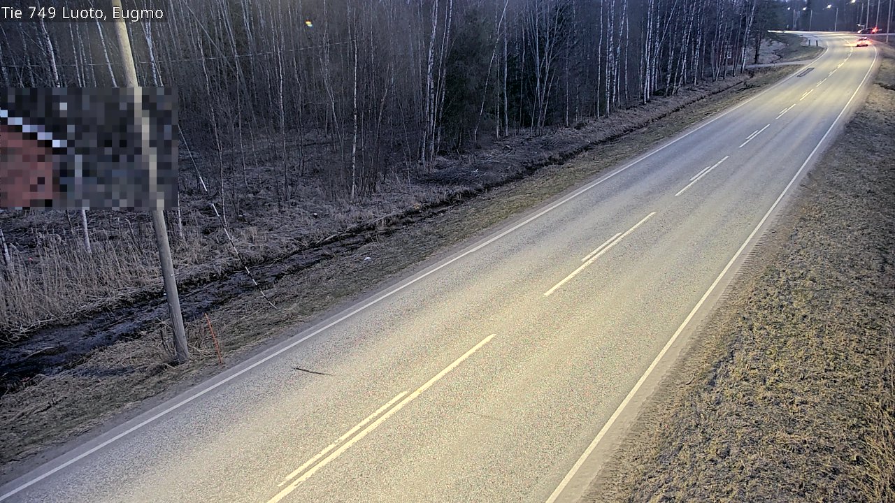 Kelikamerat Kuva Tie 749 Luoto, Eugmo, Luoto, Pohjanmaa