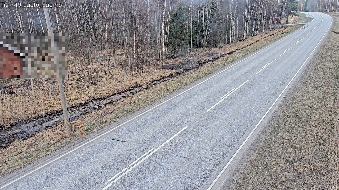 Weather Camera Image Väg 749 Larsmo, Eugmo, Luoto, Pohjanmaa