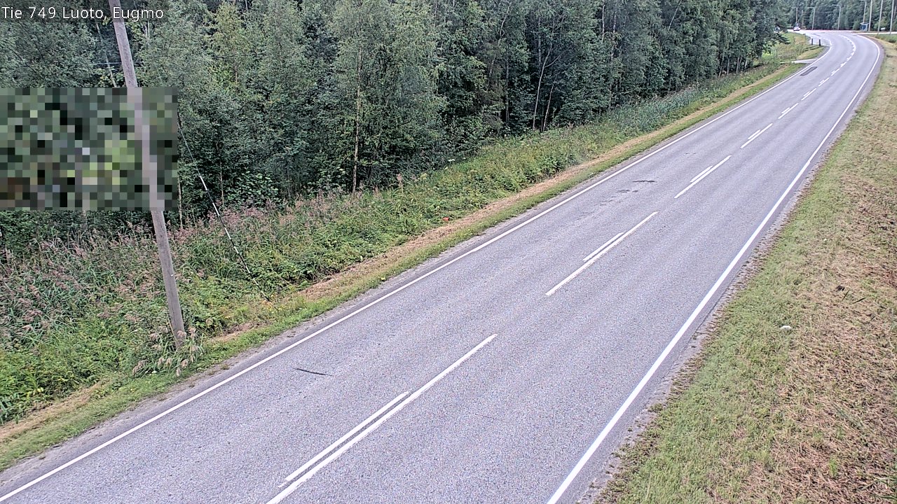 Weather Camera Image Väg 749 Larsmo, Eugmo, Luoto, Pohjanmaa