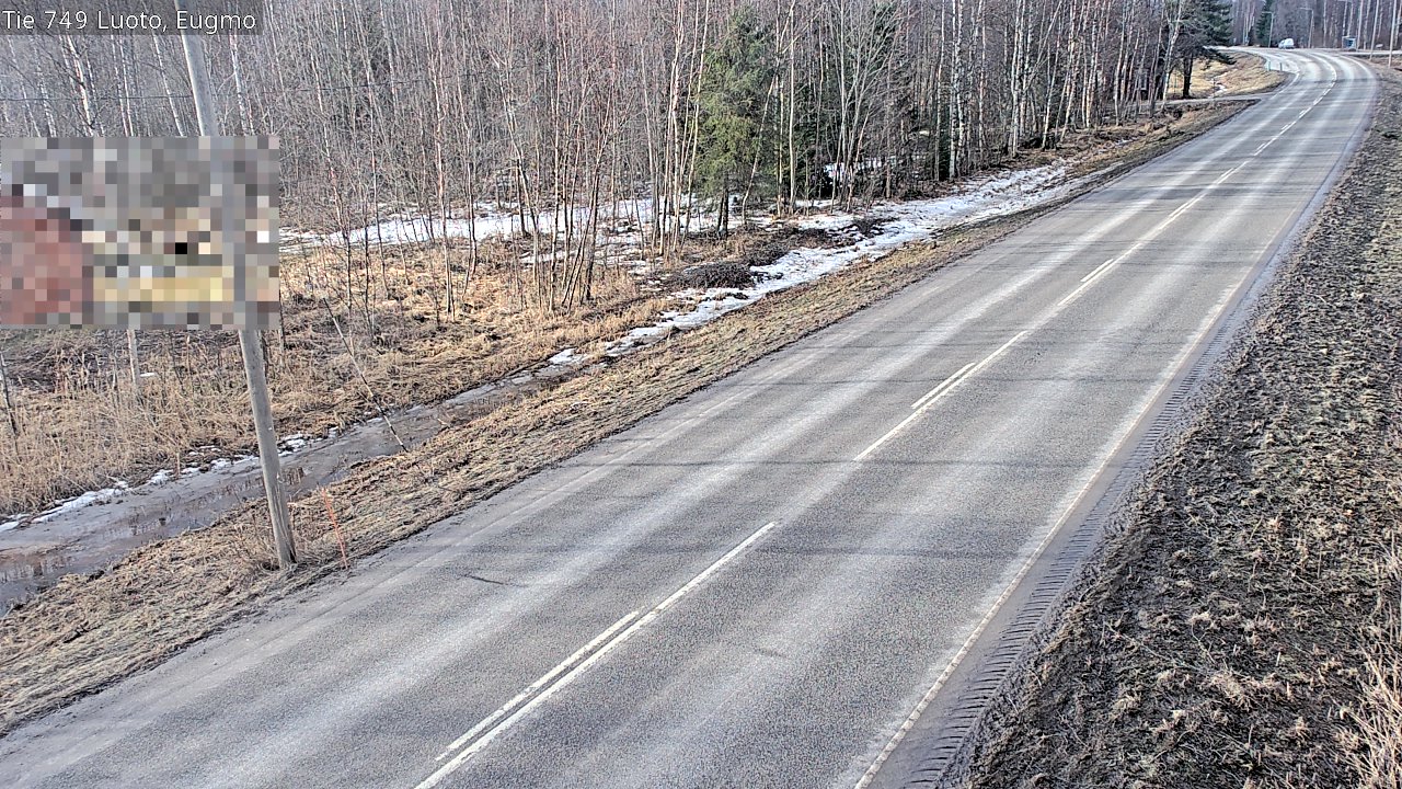 Weather Camera Image Road 749 Luoto, Eugmo, Luoto, Pohjanmaa