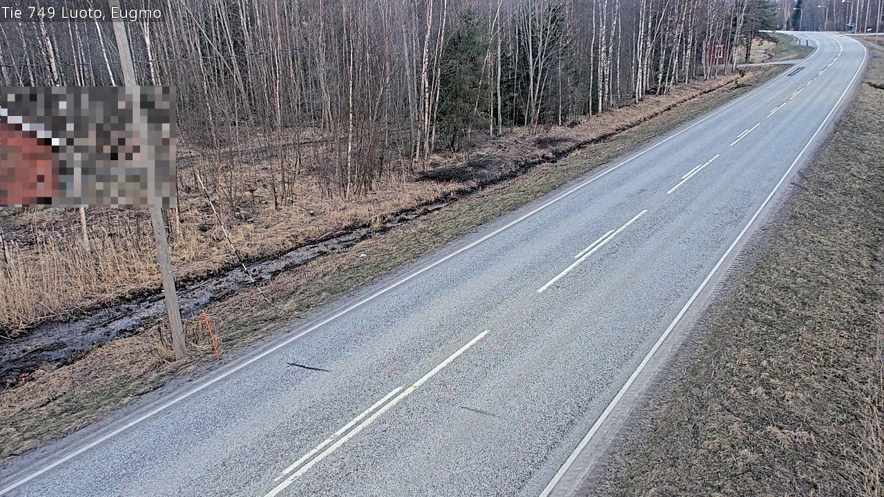 Weather Camera Image Väg 749 Larsmo, Eugmo, Luoto, Pohjanmaa