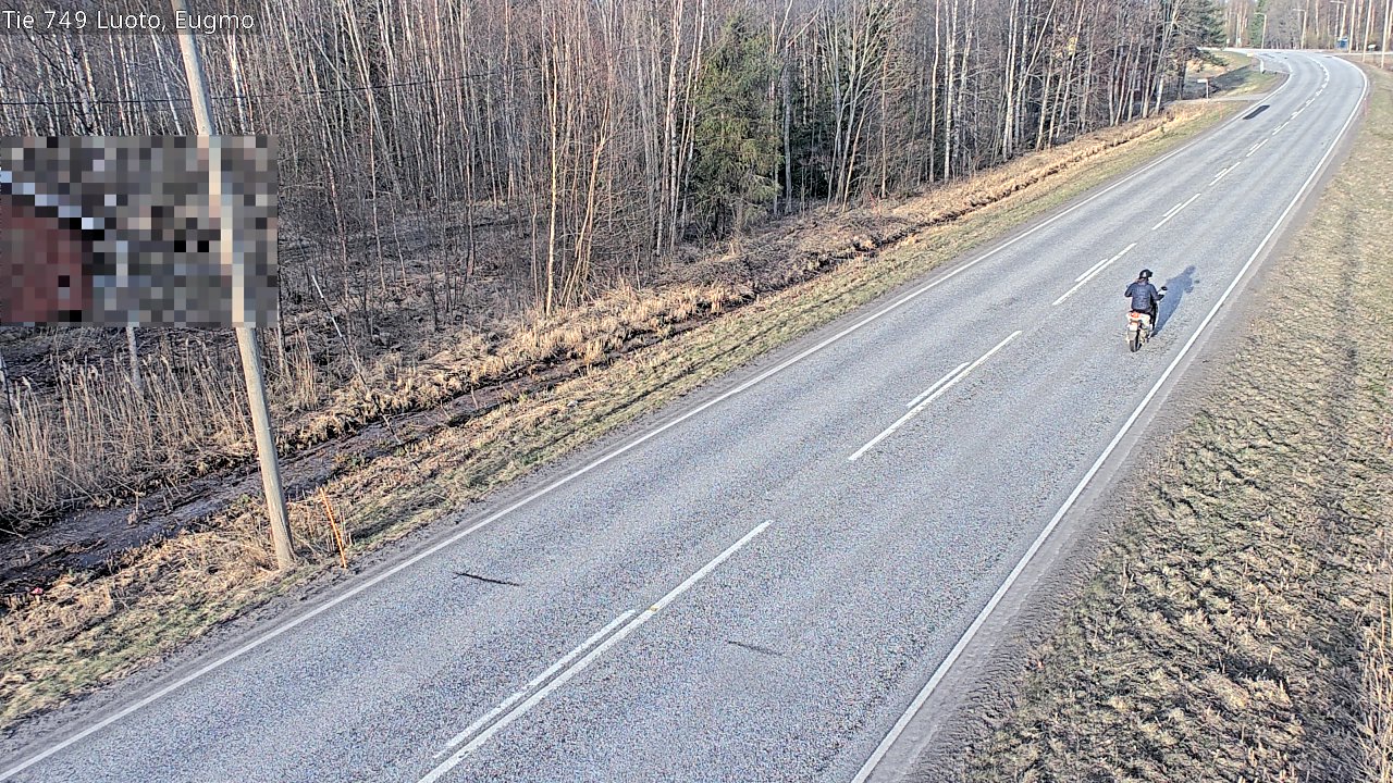 Weather Camera Image Väg 749 Larsmo, Eugmo, Luoto, Pohjanmaa