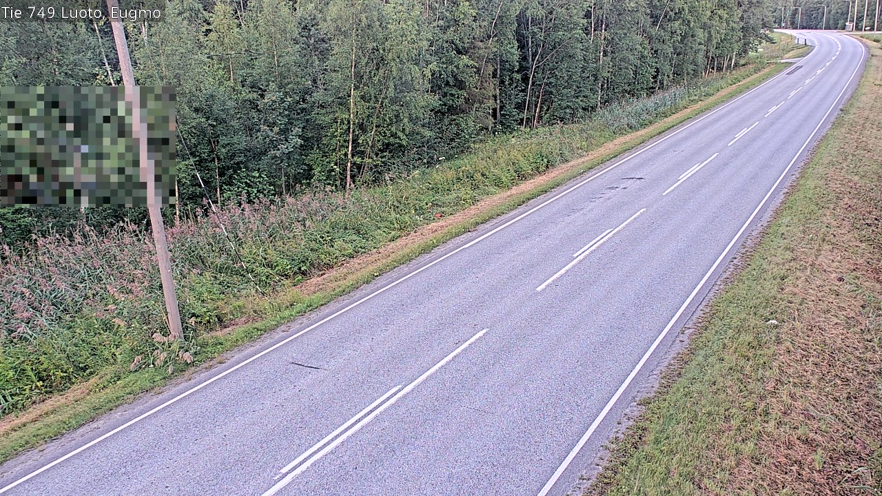 Weather Camera Image Väg 749 Larsmo, Eugmo, Luoto, Pohjanmaa