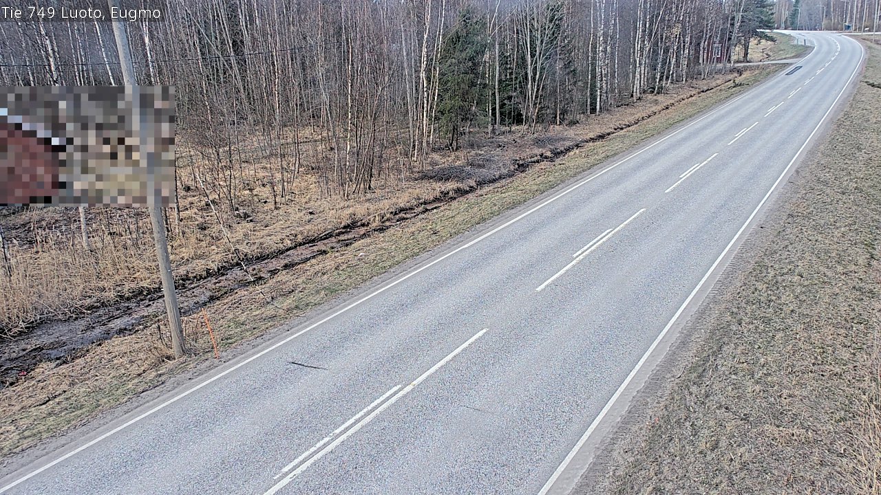 Weather Camera Image Väg 749 Larsmo, Eugmo, Luoto, Pohjanmaa
