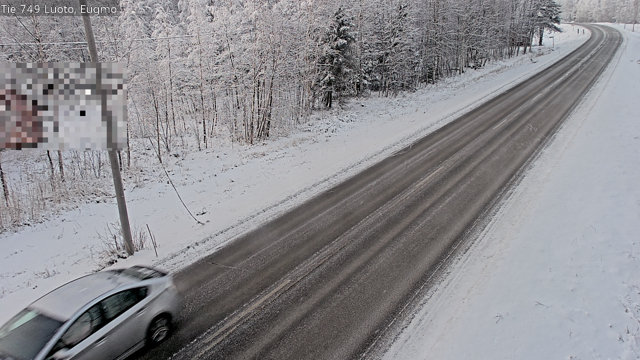Weather Camera Image Road 749 Luoto, Eugmo, Luoto, Pohjanmaa