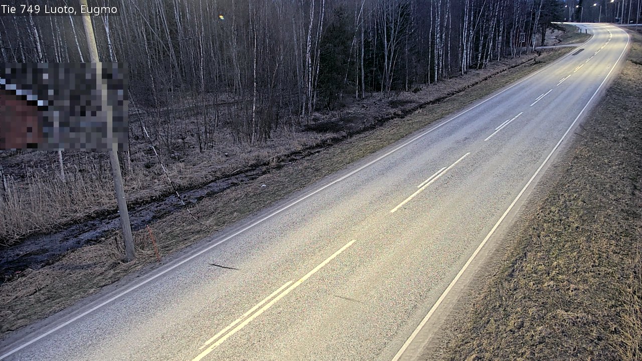 Weather Camera Image Väg 749 Larsmo, Eugmo, Luoto, Pohjanmaa
