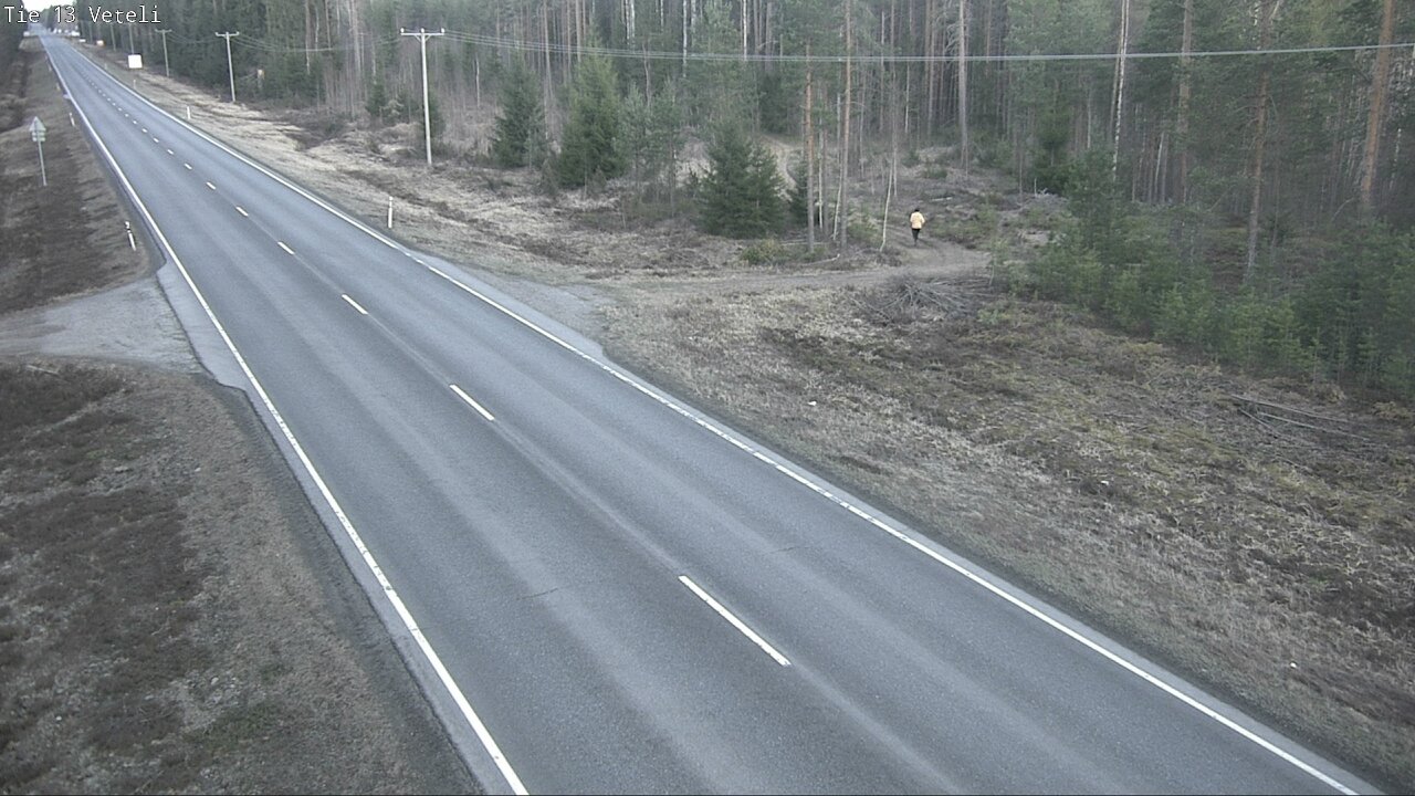 Weather Camera Image Väg 13 Vetil, Veteli, Keski-Pohjanmaa