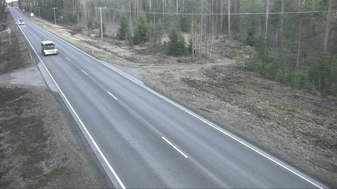 Weather Camera Image Väg 13 Vetil, Veteli, Keski-Pohjanmaa