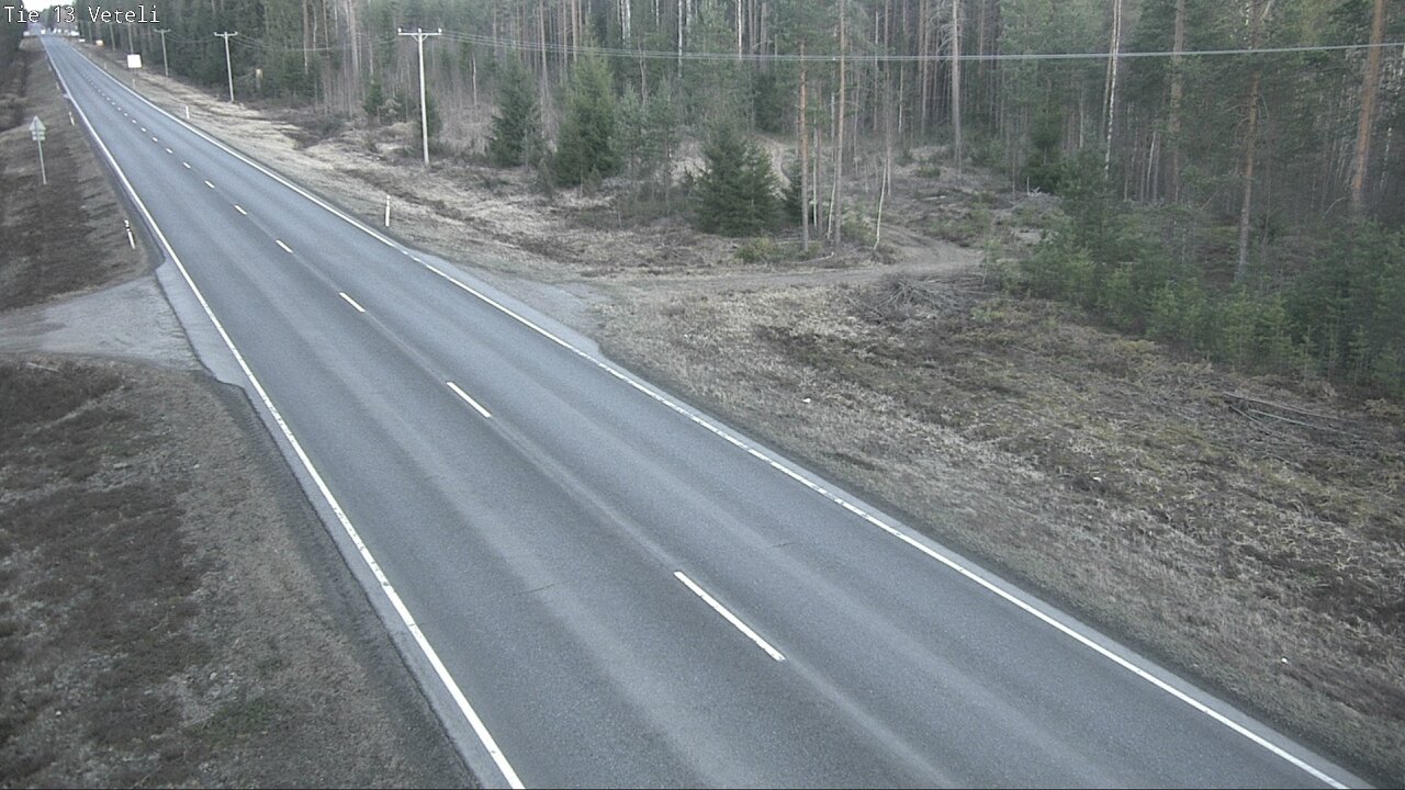 Weather Camera Image Väg 13 Vetil, Veteli, Keski-Pohjanmaa