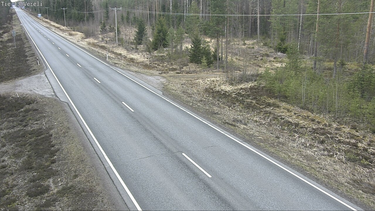 Weather Camera Image Väg 13 Vetil, Veteli, Keski-Pohjanmaa
