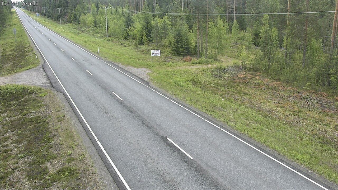 Weather Camera Image Väg 13 Vetil, Veteli, Keski-Pohjanmaa