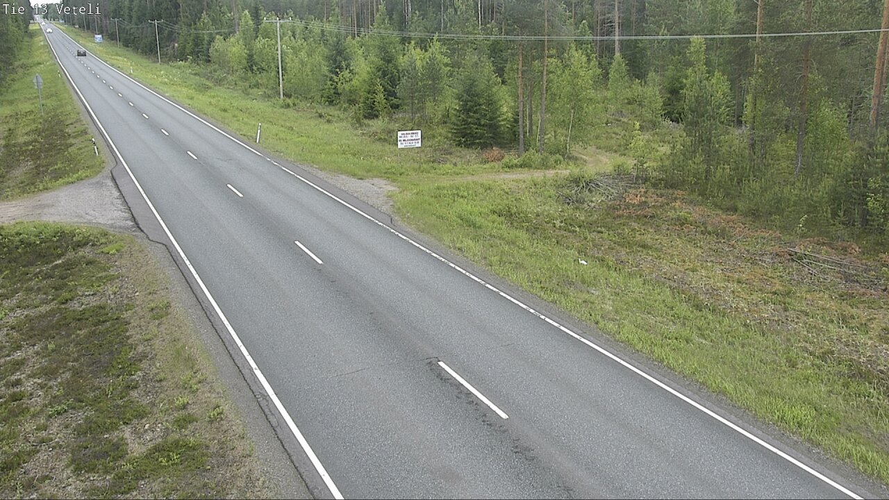 Weather Camera Image Road 13 Veteli, Veteli, Keski-Pohjanmaa