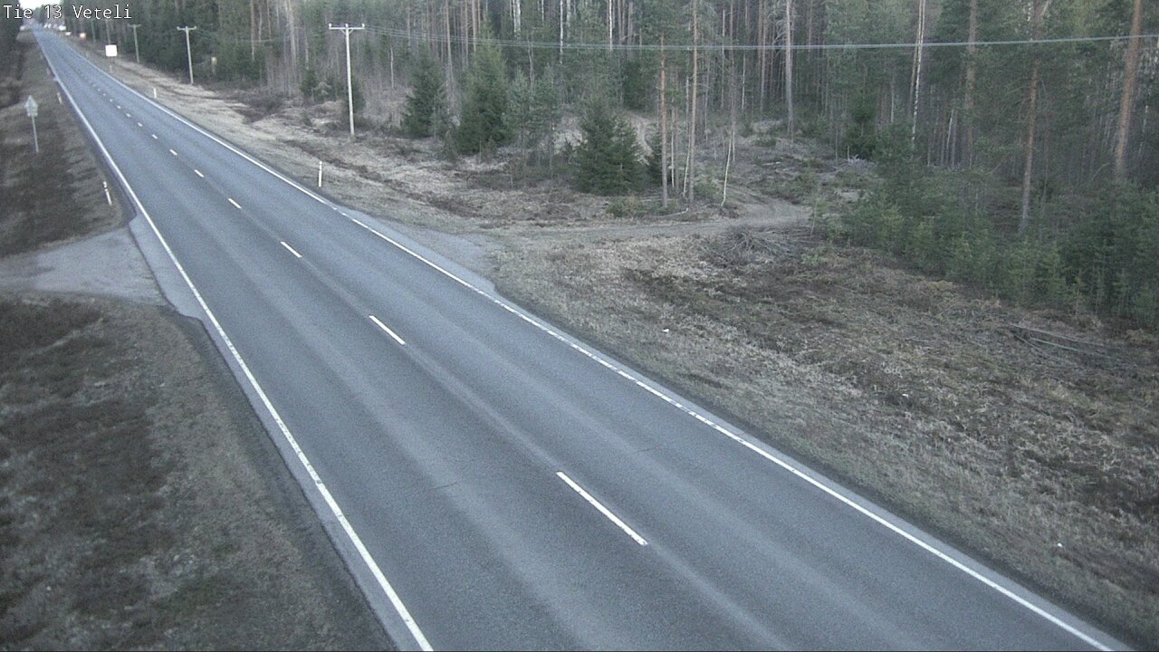 Weather Camera Image Väg 13 Vetil, Veteli, Keski-Pohjanmaa